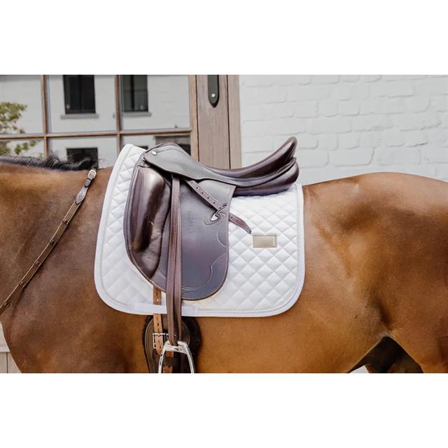 Zadeldek Kentucky Diamond Rope Dressuur Wit