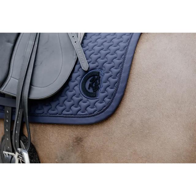 Zadeldek Kentucky Plaited 3D Logo Dressuur Donkerblauw