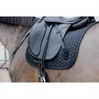 Zadeldek Kentucky Plaited 3D Logo Dressuur Zwart