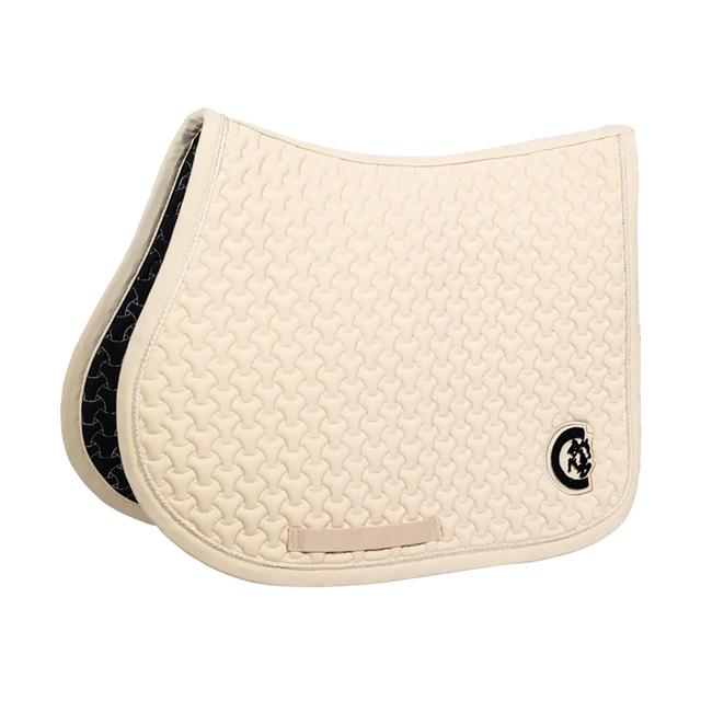 Zadeldek Kentucky Plaited 3D Logo Springen Beige