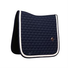 Zadeldek Kentucky Plaited Cord Dressuur Donkerblauw