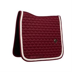 Zadeldek Kentucky Plaited Cord Dressuur Donkerrood