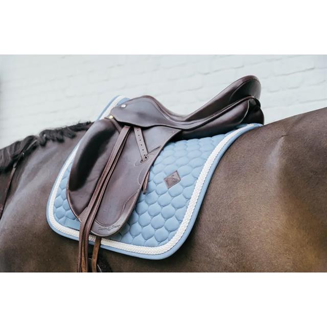 Zadeldek Kentucky Plaited Cord Dressuur Lichtblauw