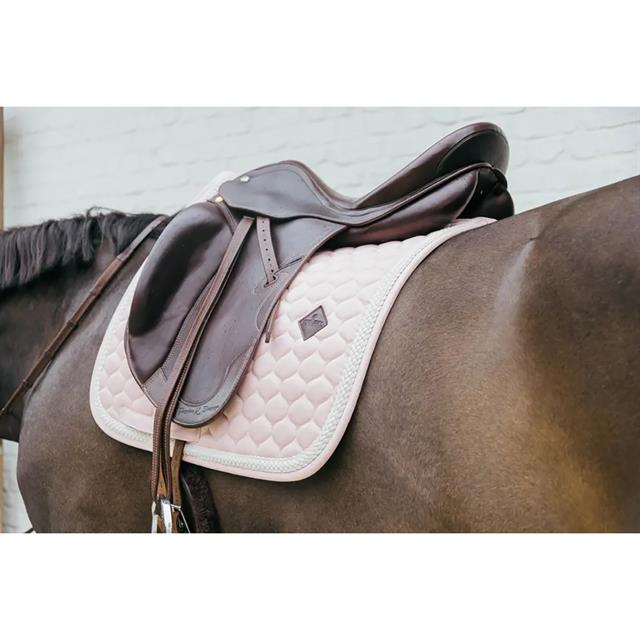 Zadeldek Kentucky Plaited Cord Dressuur Lichtroze