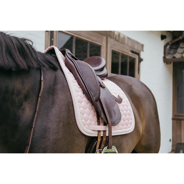Zadeldek Kentucky Plaited Cord Dressuur Lichtroze