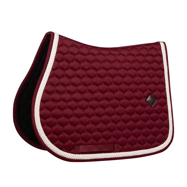 Zadeldek Kentucky Plaited Cord Springen Donkerrood