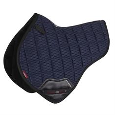 Zadeldek LeMieux Carbon Mesh Air Half Square Donkerblauw