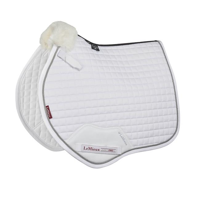 Zadeldek LeMieux Junior Pro Square Wit