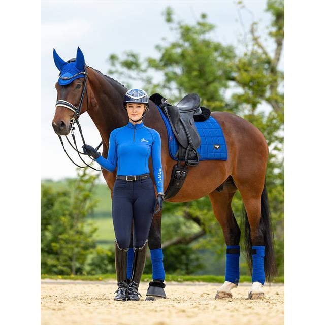 Zadeldek LeMieux Loire Square Dressage Blauw