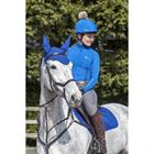 Zadeldek LeMieux Luxury suède CC Square Blauw