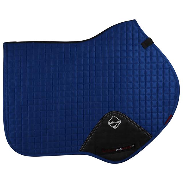 Zadeldek LeMieux Luxury suède CC Square Blauw
