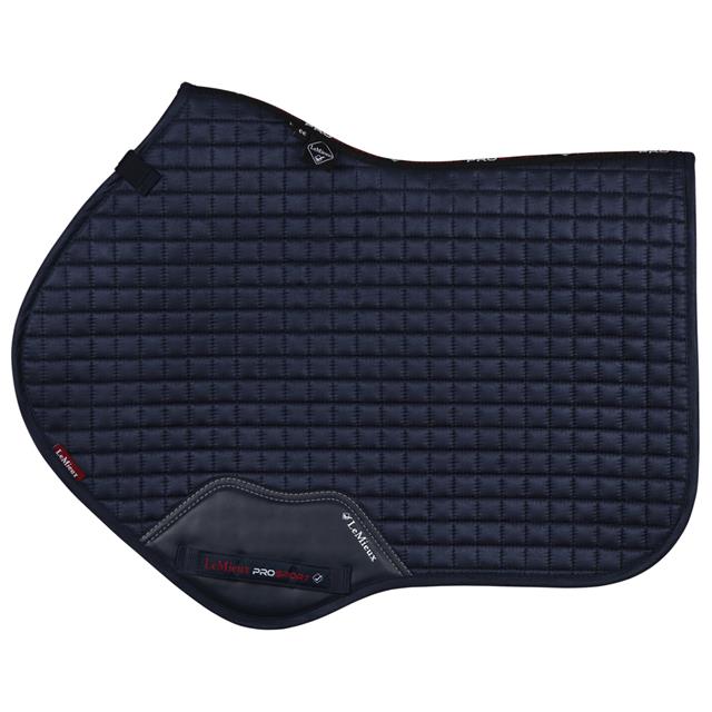 Zadeldek LeMieux Luxury suède CC Square Donkerblauw