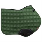 Zadeldek LeMieux Luxury suède CC Square Donkergroen