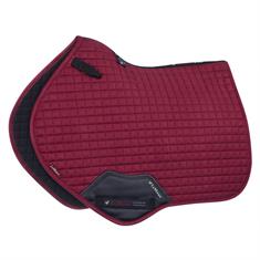 Zadeldek LeMieux Luxury suède Cc Square Donkerrood