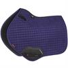 Zadeldek LeMieux Luxury suède CC Square Middenblauw