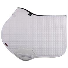 Zadeldek LeMieux Luxury suède CC Square Wit