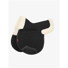 Zadeldek LeMieux Merino Half Lined Numnah Zwart-wit