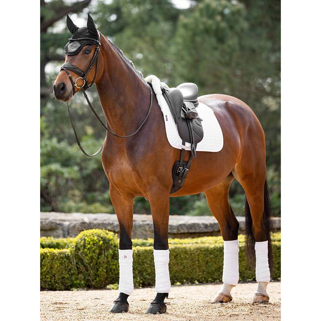 Zadeldek LeMieux Merino+ Half Lined Dressage Wit-beige