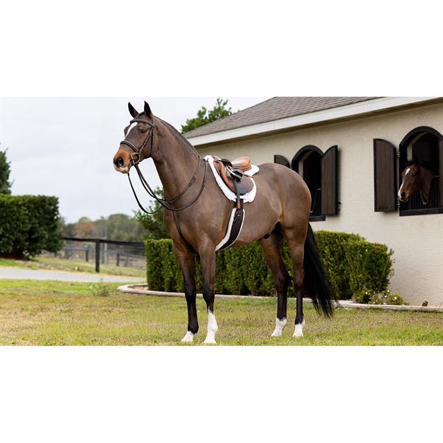 Zadeldek LeMieux Merino+ ProSorb Hunter Numnah Wit