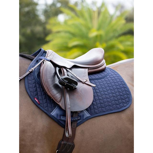 Zadeldek LeMieux Prosorb Plain 2 Pocket Close Contact Donkerblauw