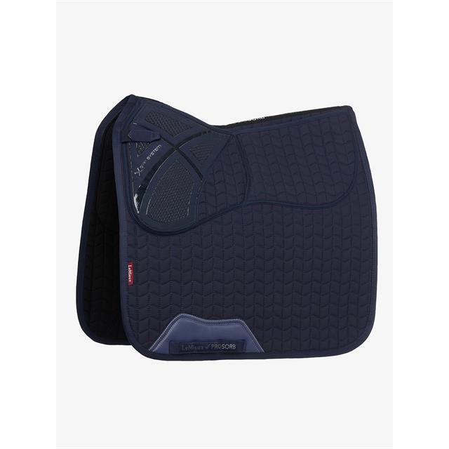 Zadeldek LeMieux Prosorb Plain 2 Pocket Dressuur Donkerblauw