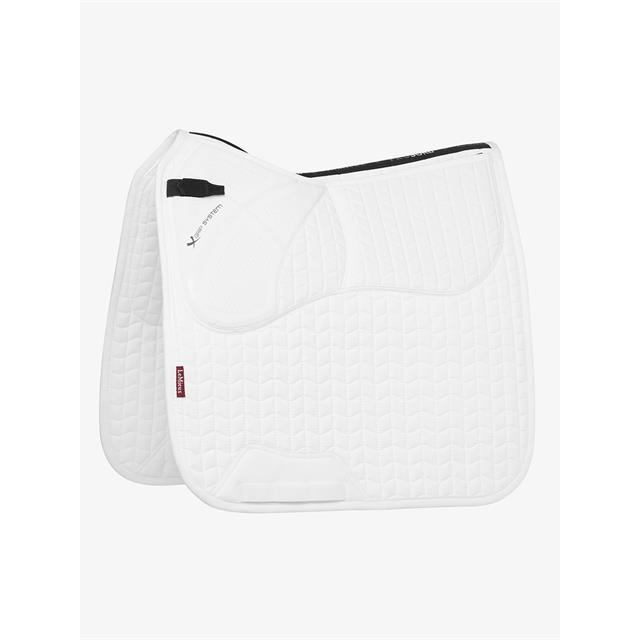 Zadeldek LeMieux Prosorb Plain 2 Pocket Dressuur Wit