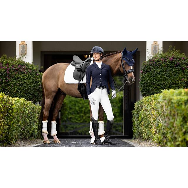 Zadeldek LeMieux Prosorb Plain 2 Pocket Dressuur Wit