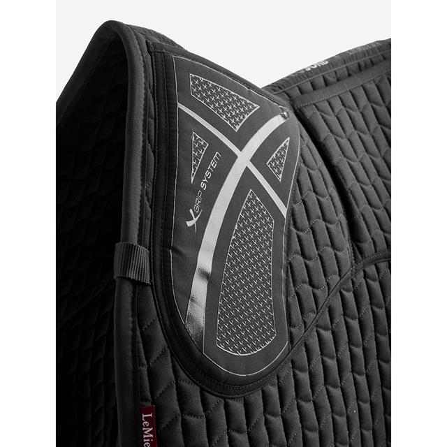 Zadeldek LeMieux Prosorb Plain 2 Pocket Gp Square Zwart