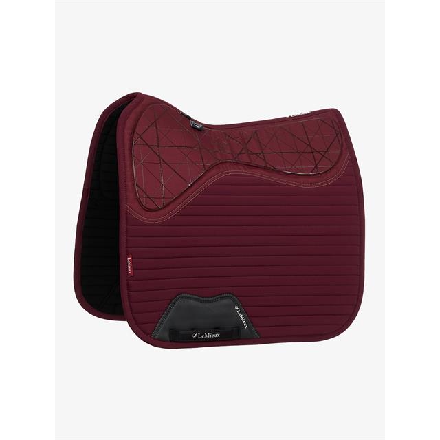 Zadeldek LeMieux Soft Shell Anti Slip Dressage Donkerrood