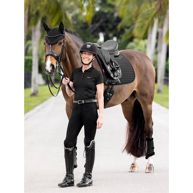 Zadeldek LeMieux Soft Shell Anti Slip Dressage Zwart