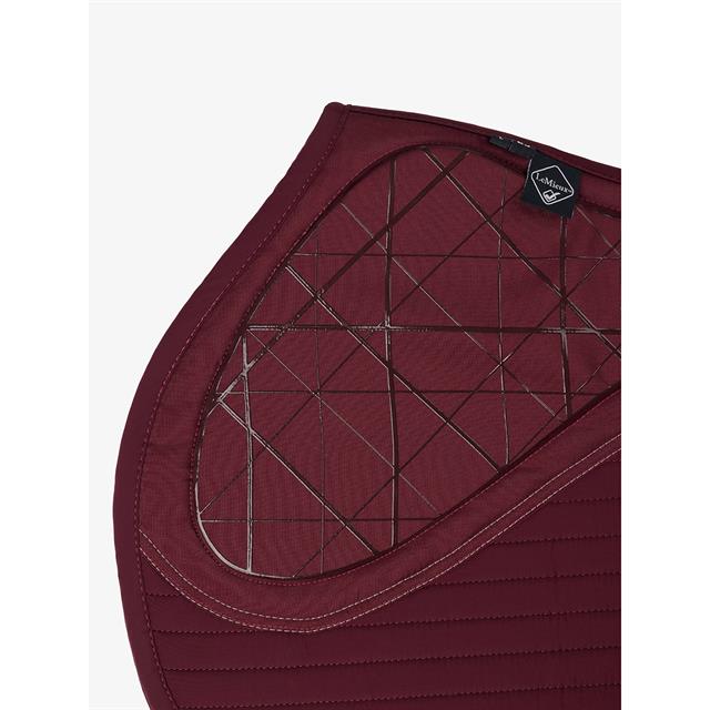 Zadeldek LeMieux Soft Shell Anti Slip EuroJump Donkerrood