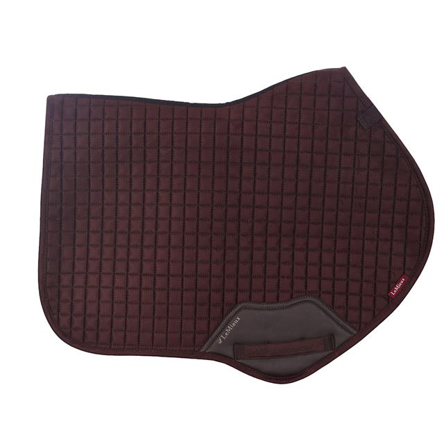 Zadeldek LeMieux Suède Close Contact Square Bruin