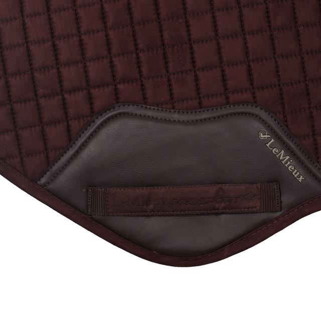 Zadeldek LeMieux Suède Close Contact Square Bruin