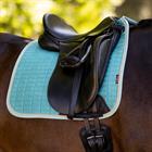 Zadeldek LeMieux Suède Dressage Square Turquoise