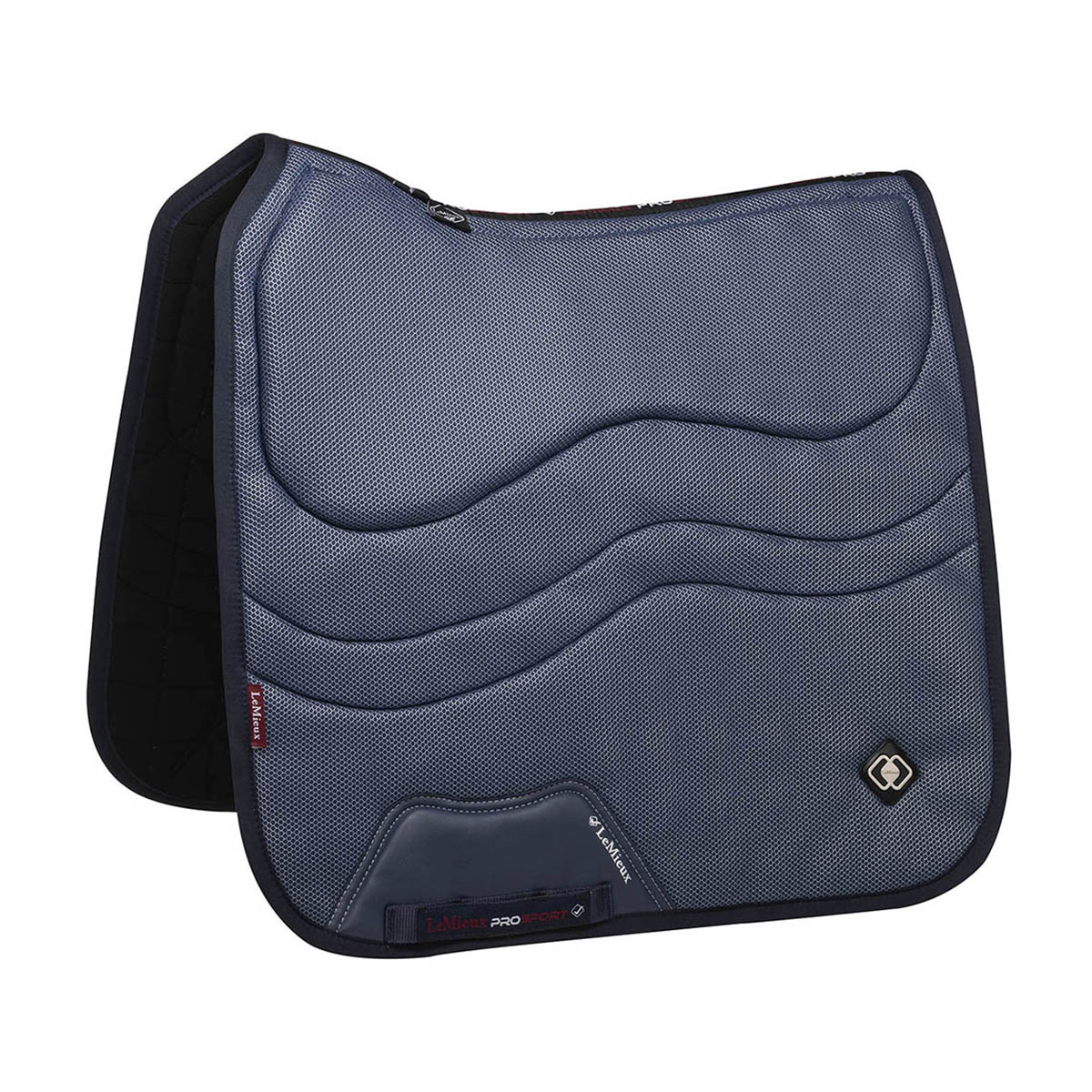 Zadeldek Lemieux Ultra Mesh Donkerblauw, Dressuur paard in donkerblauw