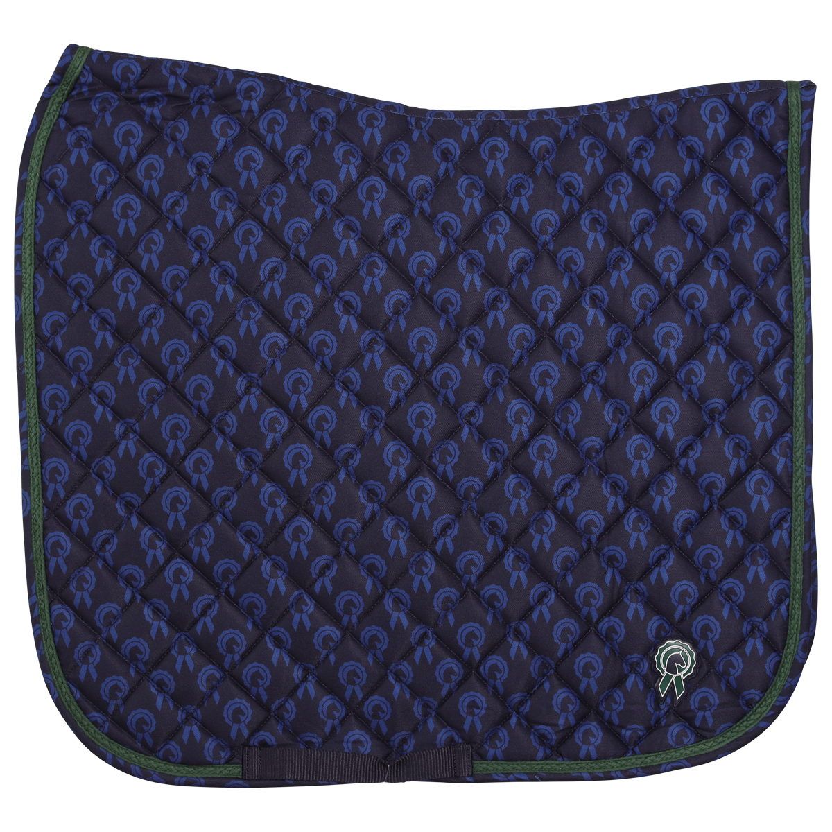 Zadeldek Paardenpraat By Ej 3.0 Aop Donkerblauw, Dressuur paard in donkerblauw