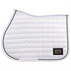 Zadeldek QHP Glitz Wit-zwart