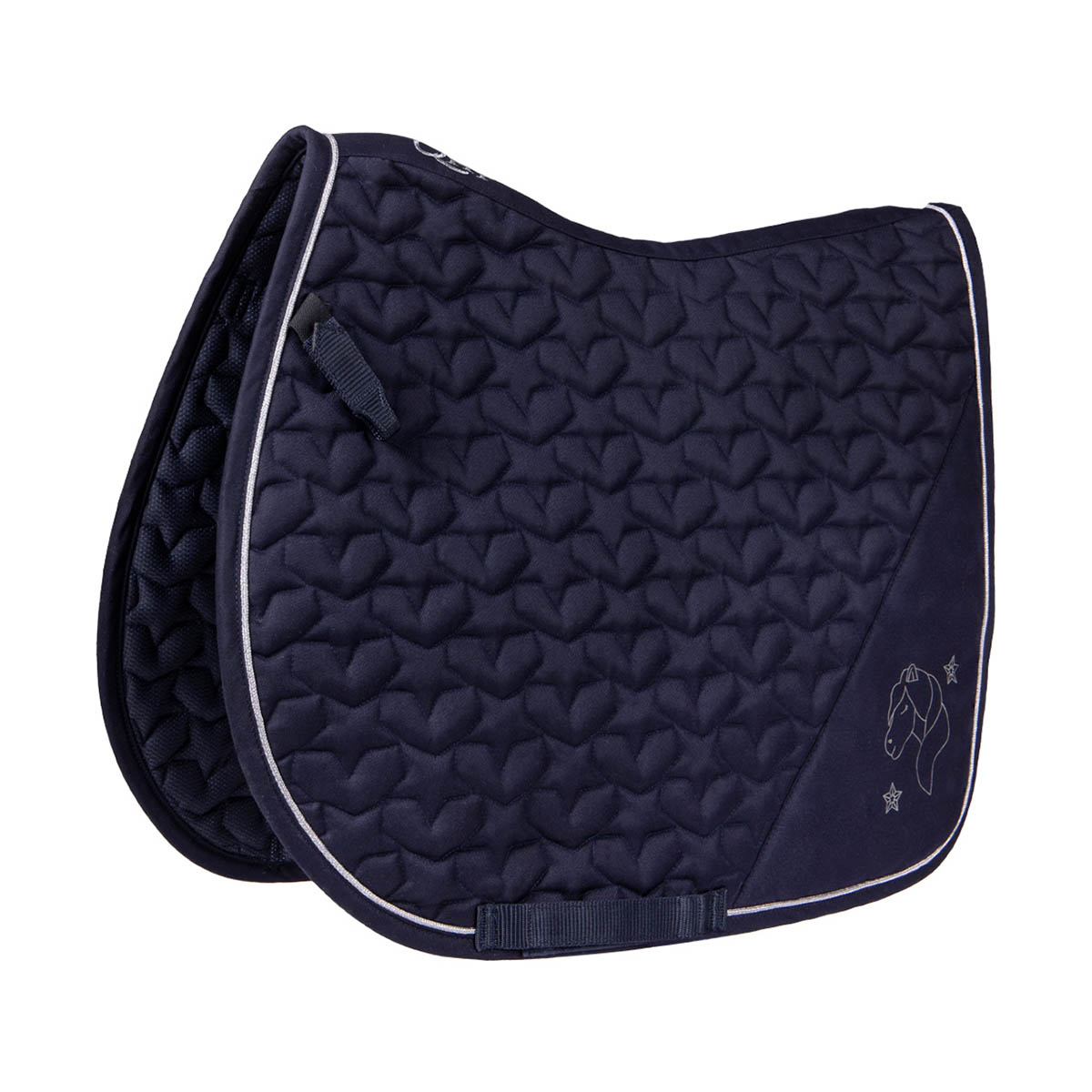 QHP Zadeldek Gwenn - maat Pony - Navy