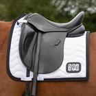 Zadeldek QHP Nummer Dressuur Wit-zwart