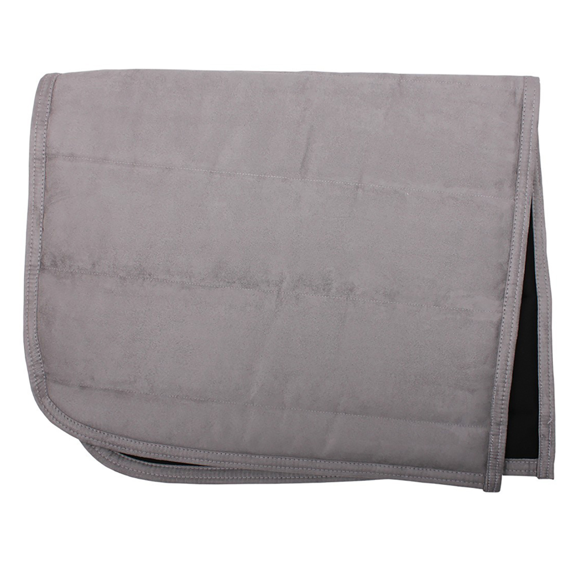 Zadeldek Qhp Pufferpad Grijs, MIDDEL in grijs