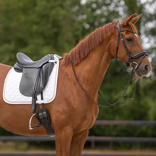 Zadeldek QHP Sparkle Dressuur Wit
