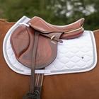 Zadeldek QHP Sparkle Veelzijdigheid Wit