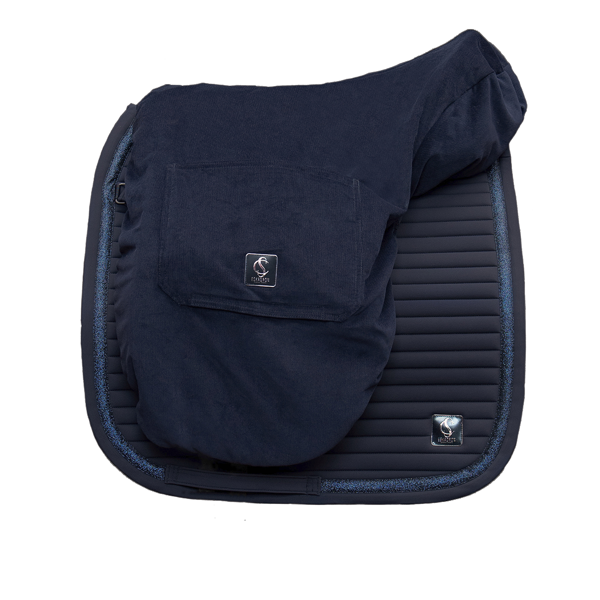 Zadelhoes Eskadron Classic Sports Cord Donkerblauw in donkerblauw