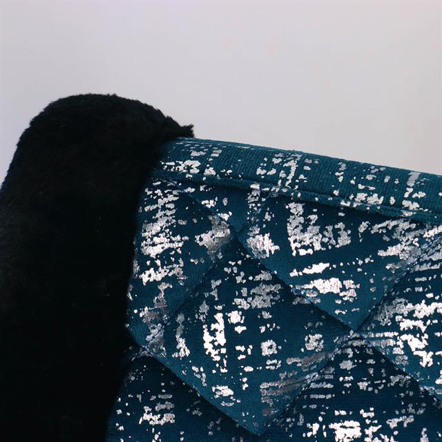 Zadelonderlegger HORSEGEAR HGVelvet Dapple Darkturquoise