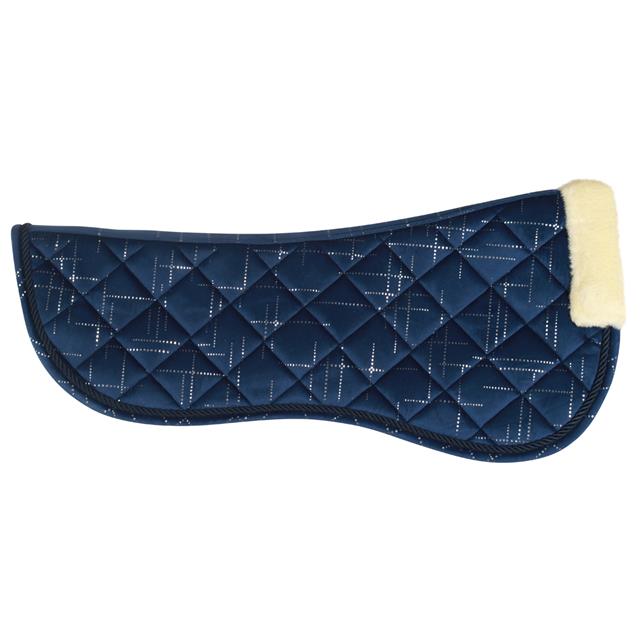 Zadelonderlegger Horsegear HGVelvet Dot Donkerblauw