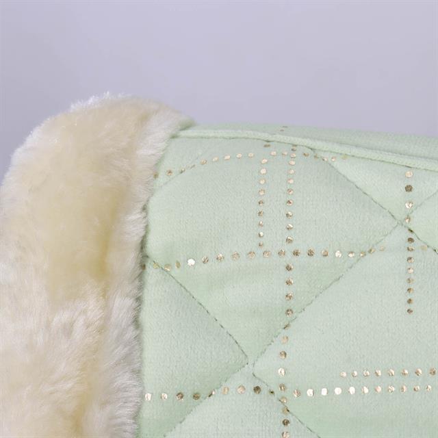 Zadelonderlegger HORSEGEAR HGVelvet Dot Lichtgroen