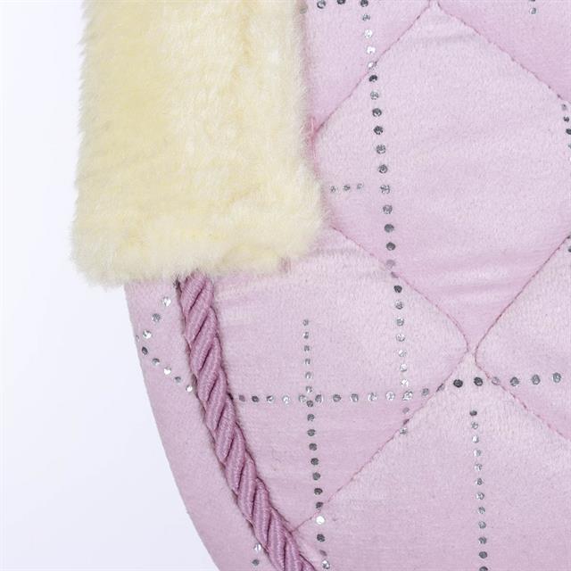 Zadelonderlegger HORSEGEAR HGVelvet Dot Lichtpaars