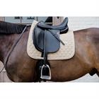 Zadelpad Kentucky Onion Quilt Rubber Logo Dressuur Beige