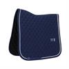 Zadelpad Kentucky Onion Quilt Rubber Logo Dressuur Donkerblauw
