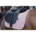 Zadelpad Kentucky Onion Quilt Rubber Logo Dressuur Lichtroze